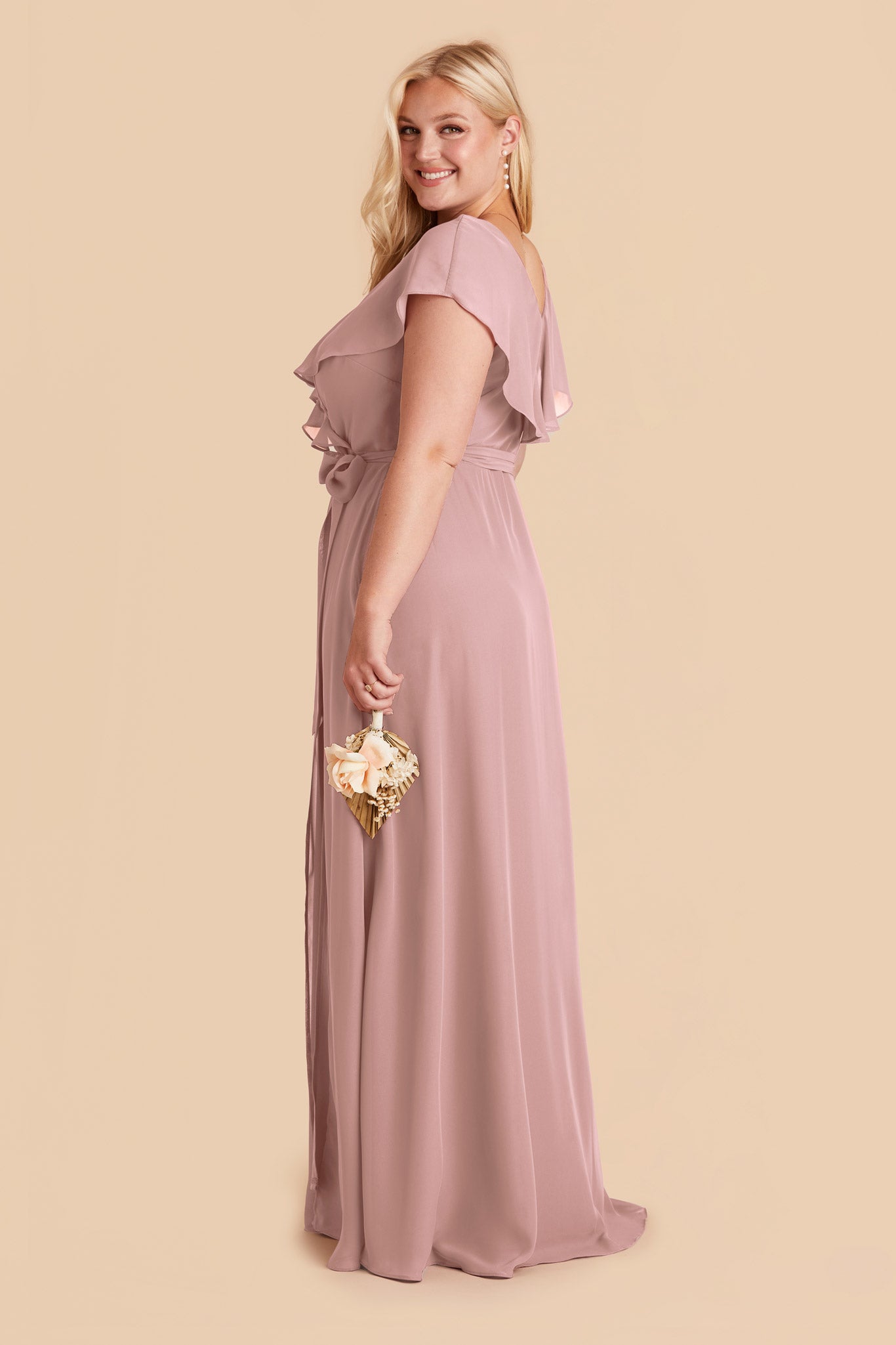 English Rose Jackson Chiffon Dress by Birdy Grey