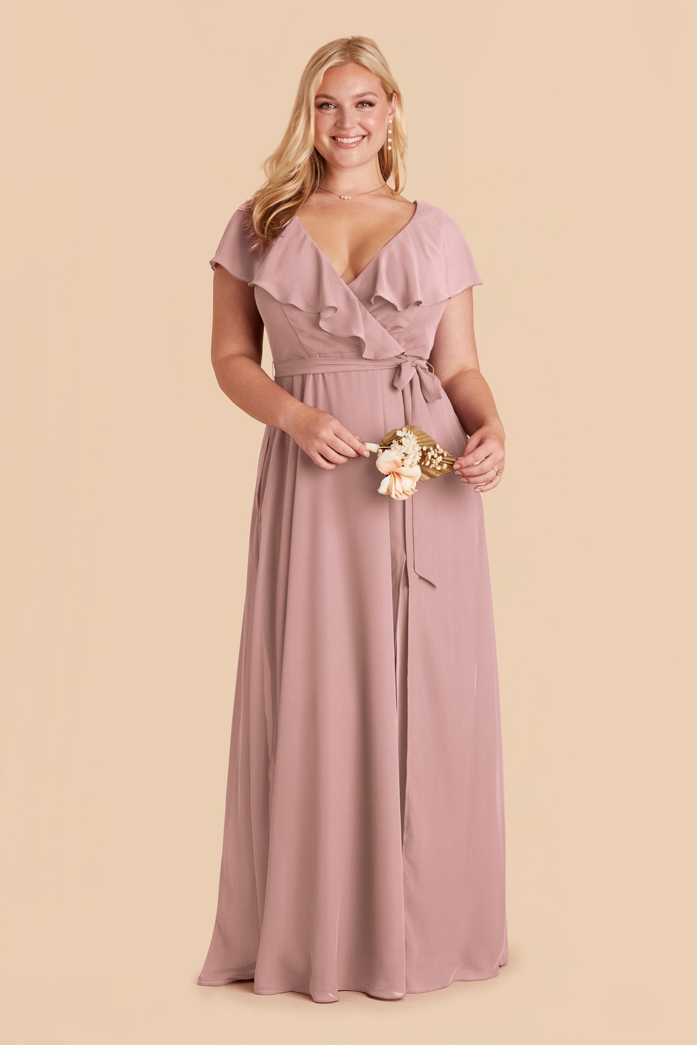 English Rose Jackson Chiffon Dress by Birdy Grey