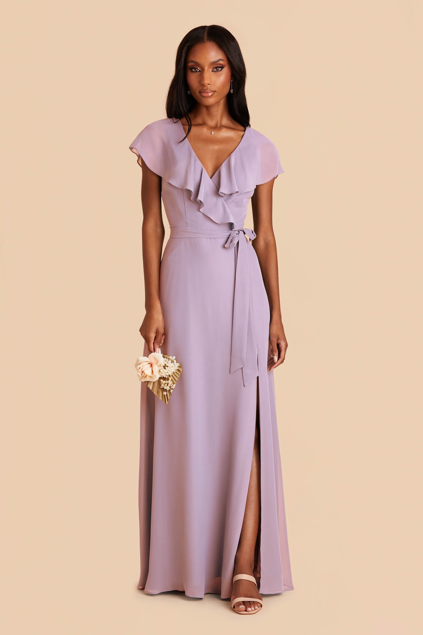 Lavender Jackson Chiffon Dress by Birdy Grey