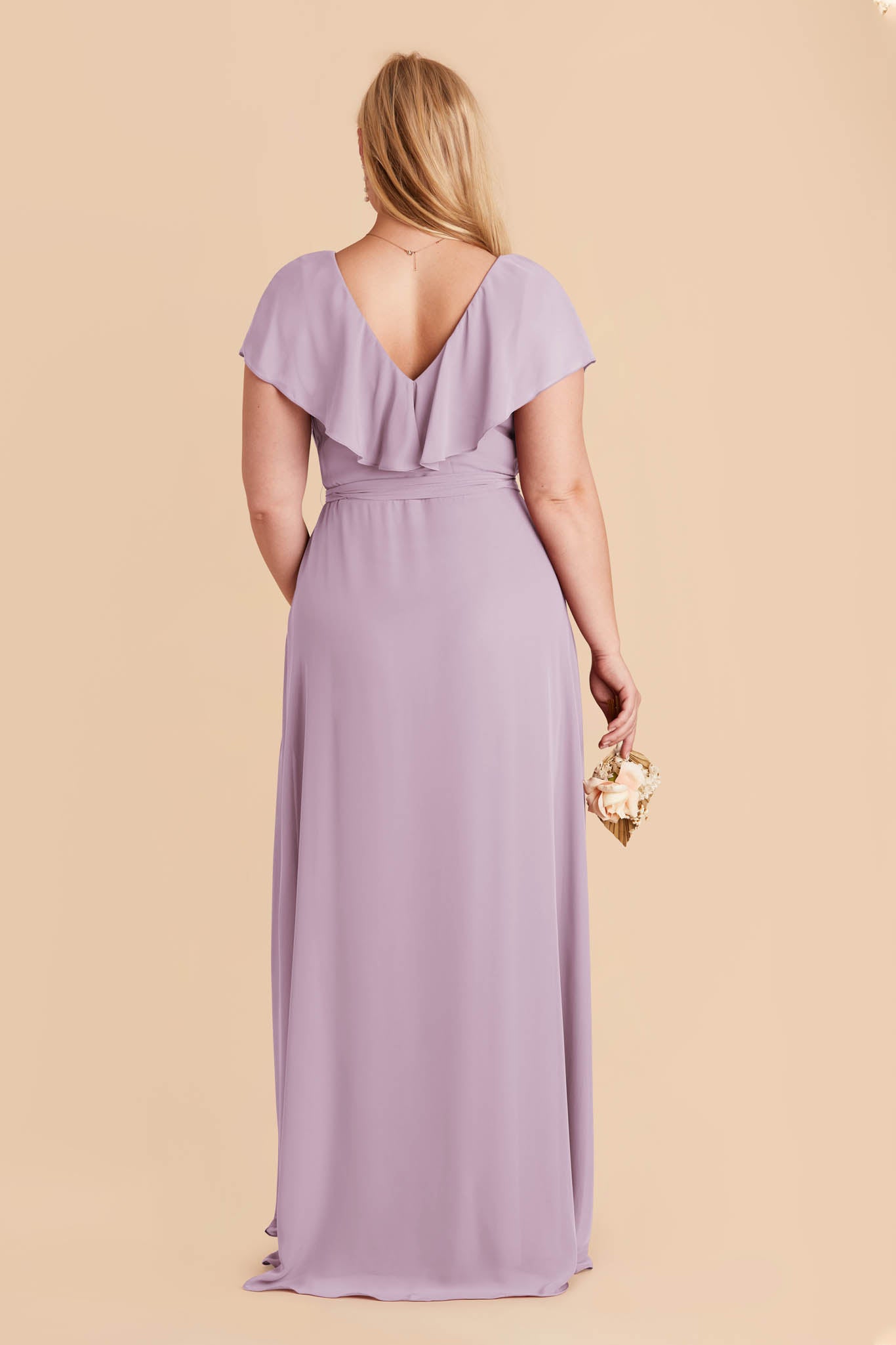 Lavender Jackson Chiffon Dress by Birdy Grey