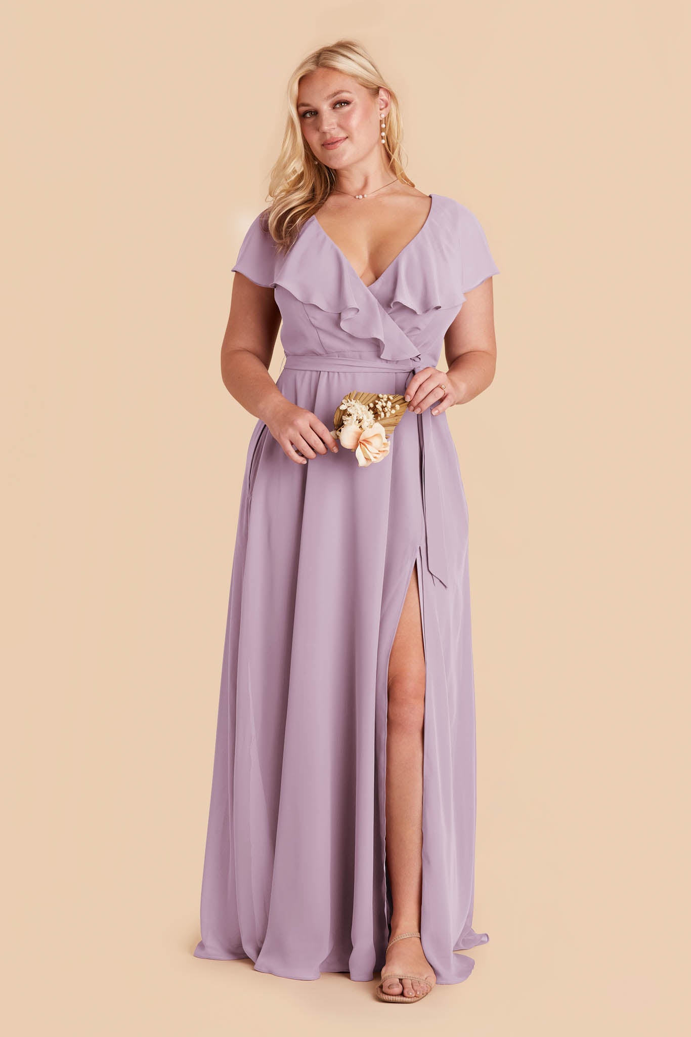 Jackson Chiffon Dress - Lavender