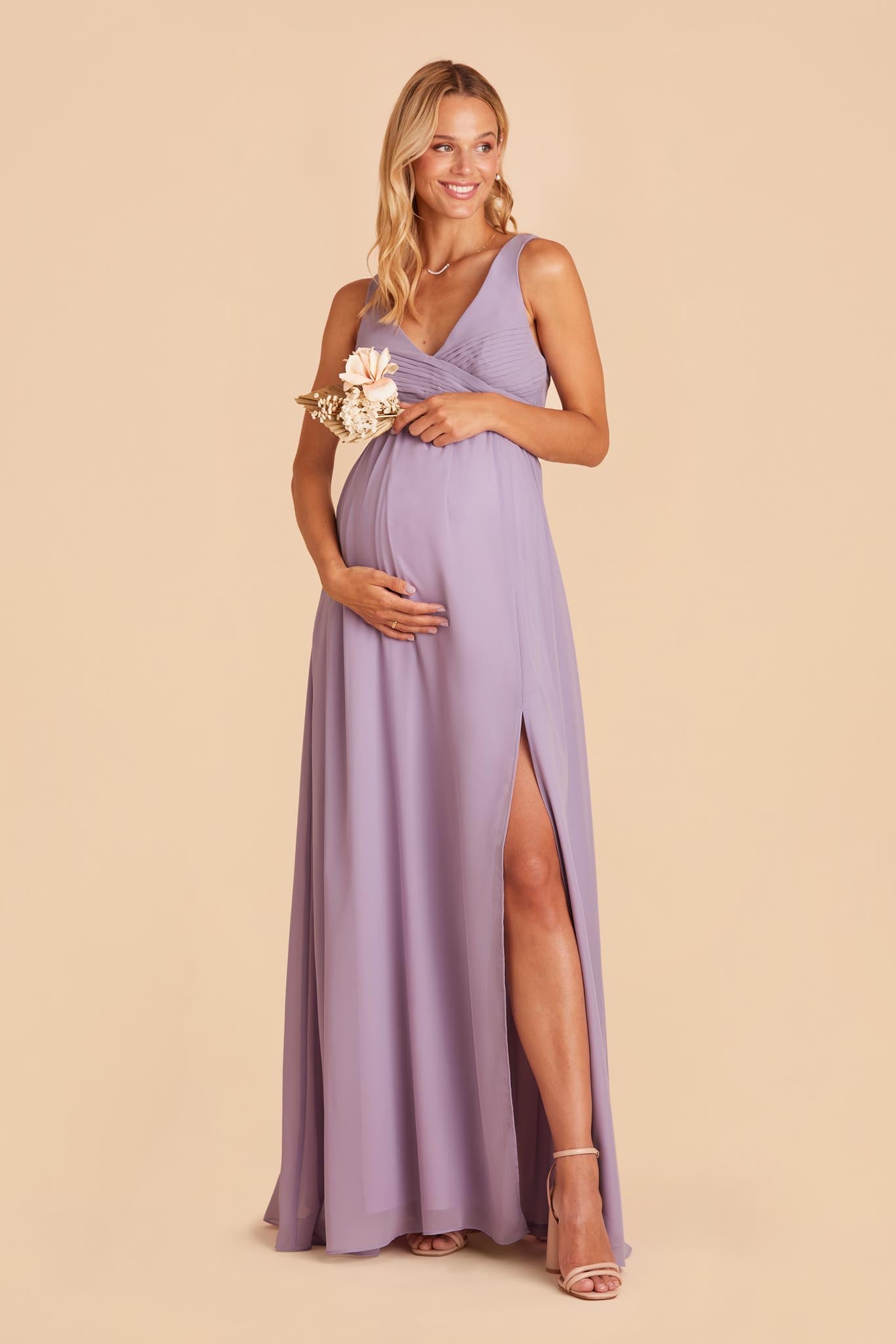 Lavender Laurie Empire Dress by Birdy Grey
