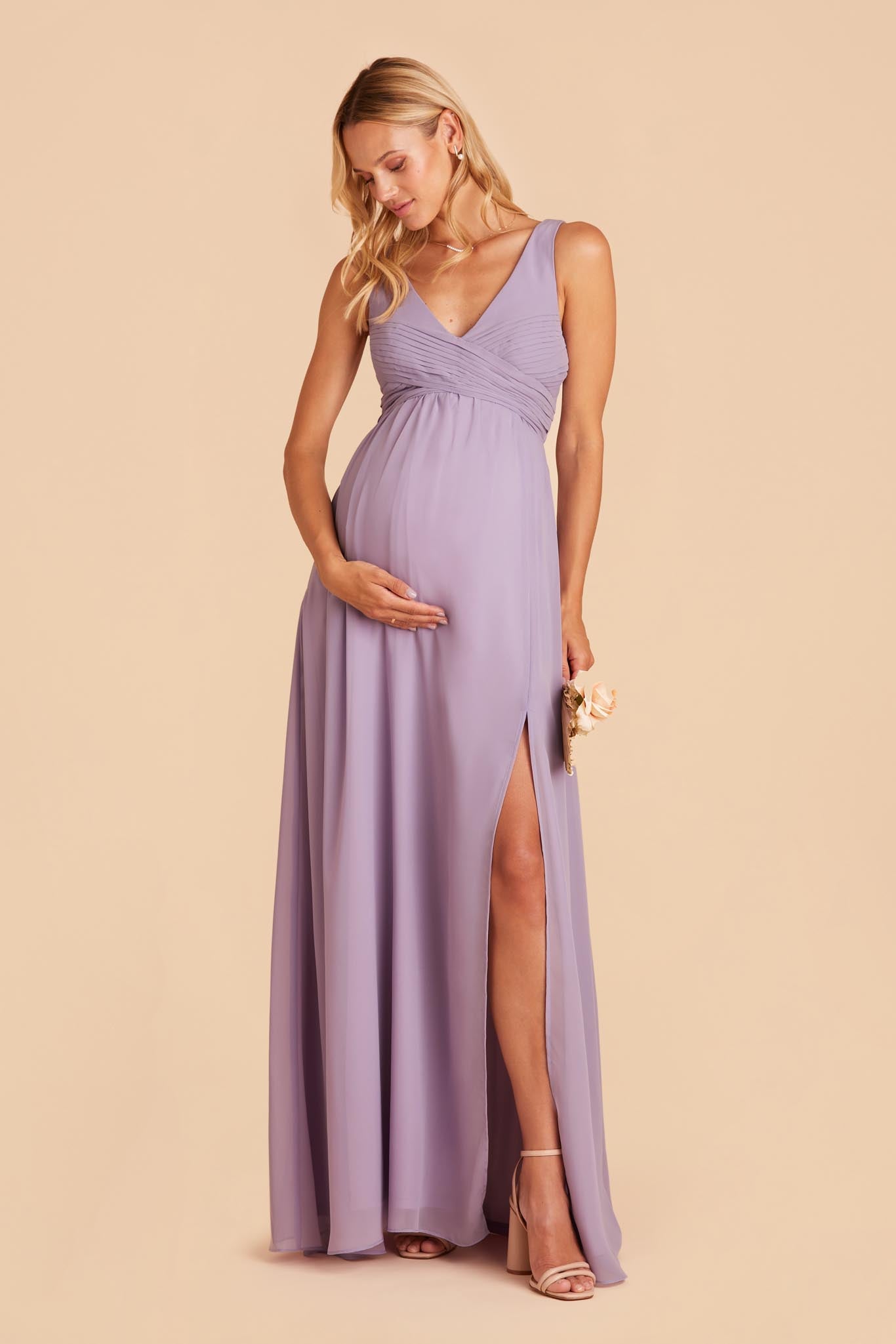 Lavender Laurie Empire Dress by Birdy Grey