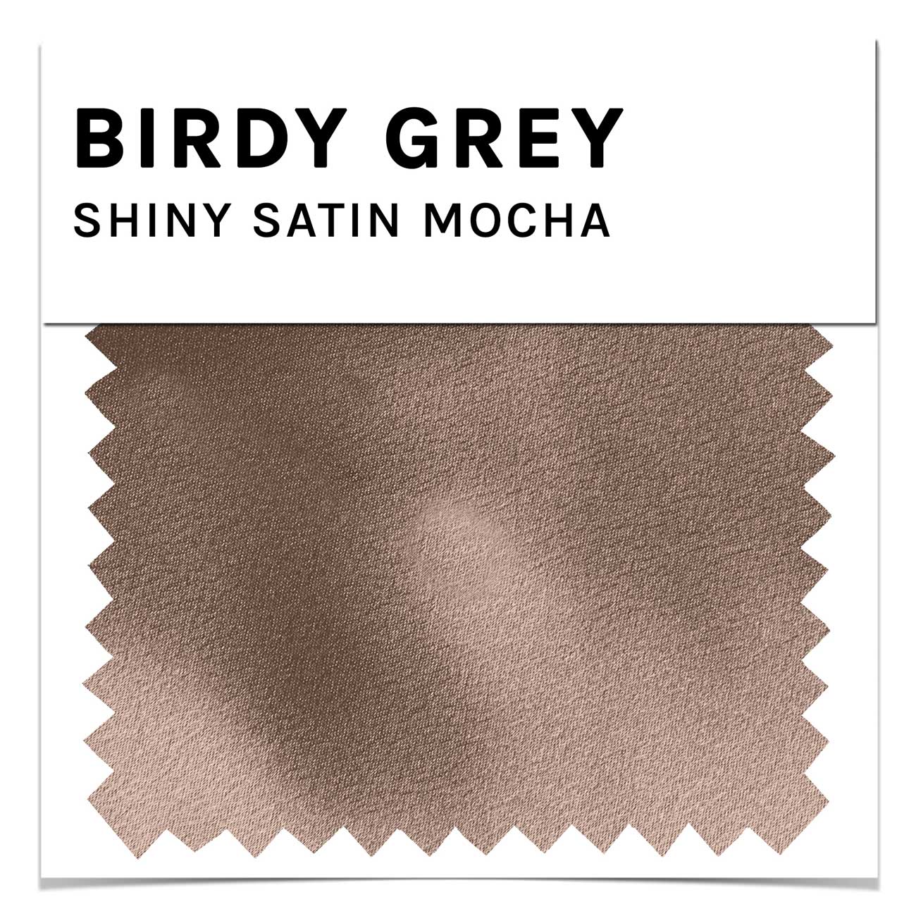 Swatch - Shiny Satin in Mocha by Birdy Grey