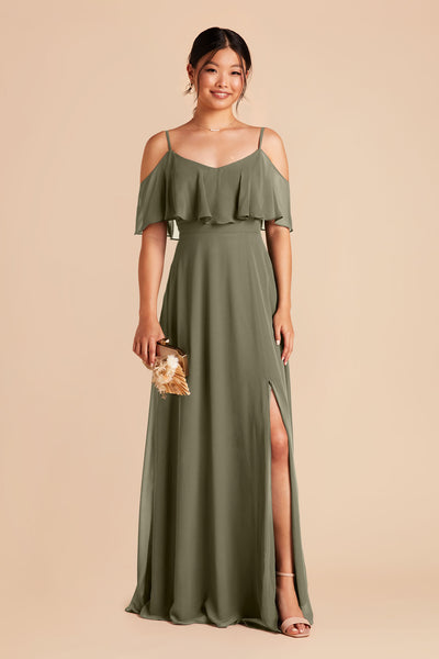Moss Green Jane Convertible Dress by Birdy Grey