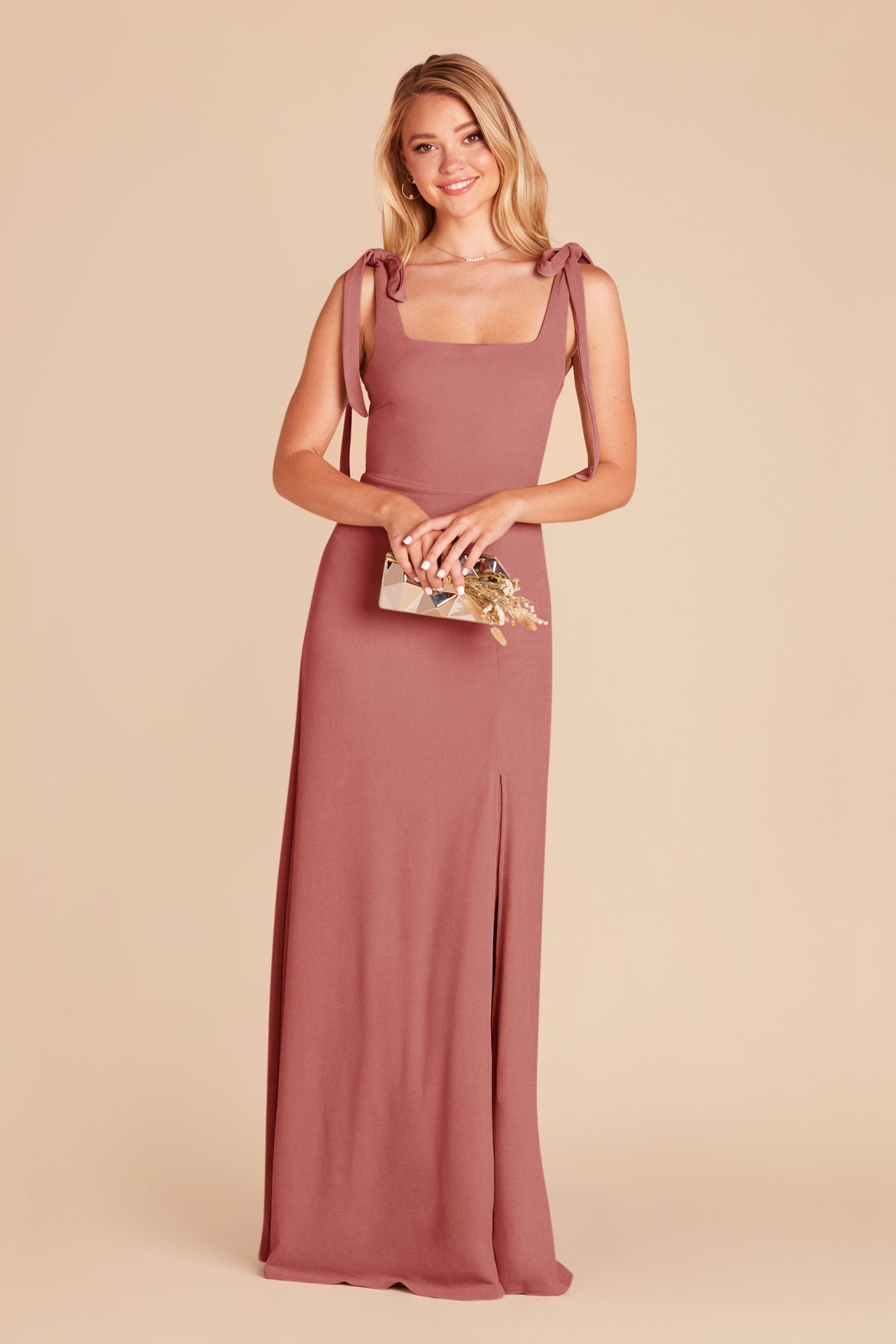 Mulberry Crepe Dress by Birdy Grey