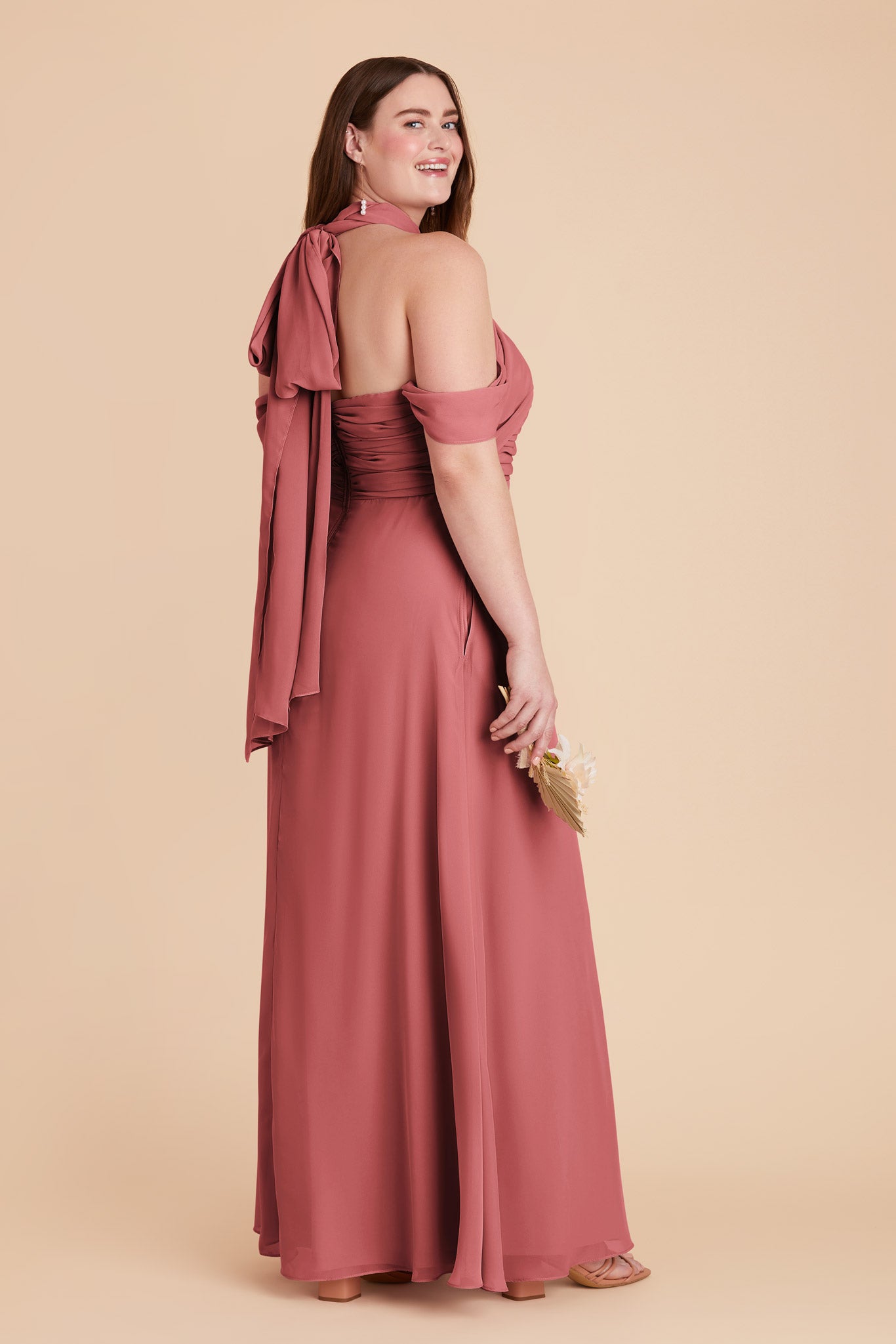 Mulberry Cara Chiffon Dress by Birdy Grey