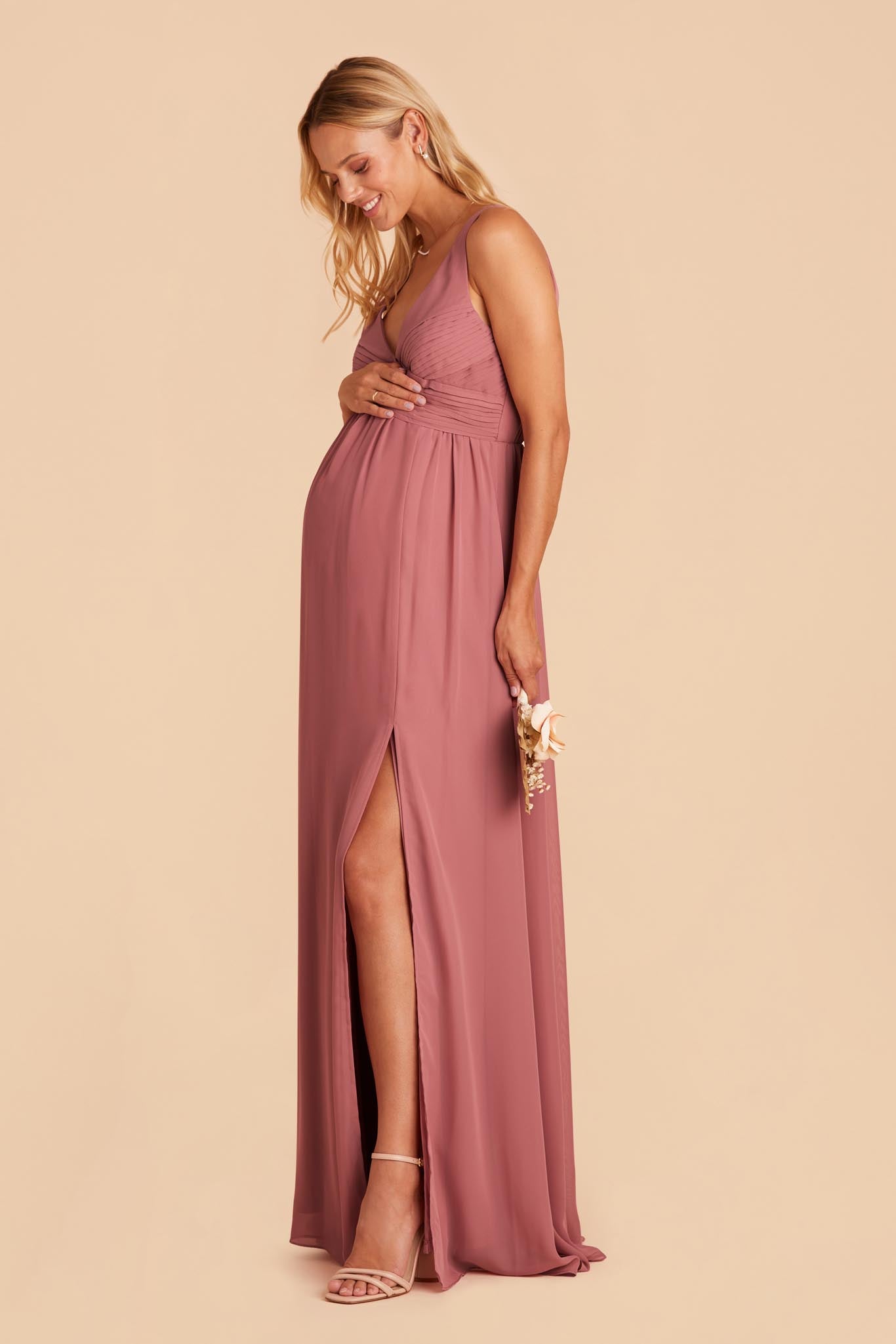 Mulberry Silk Multiway Maternity Evening Gown