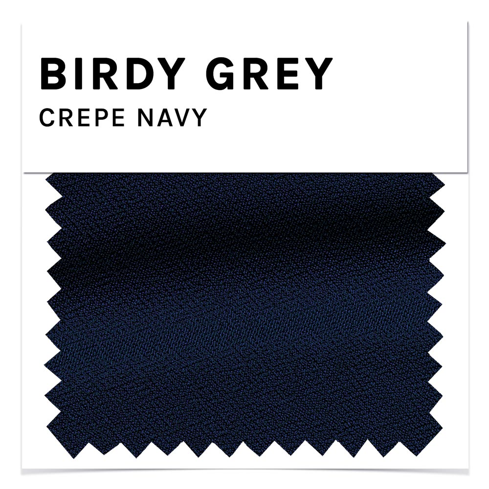 Crepe Swatch in Navy by Birdy Grey