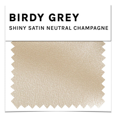 Swatch - Shiny Satin in Neutral Champagne by Birdy Grey