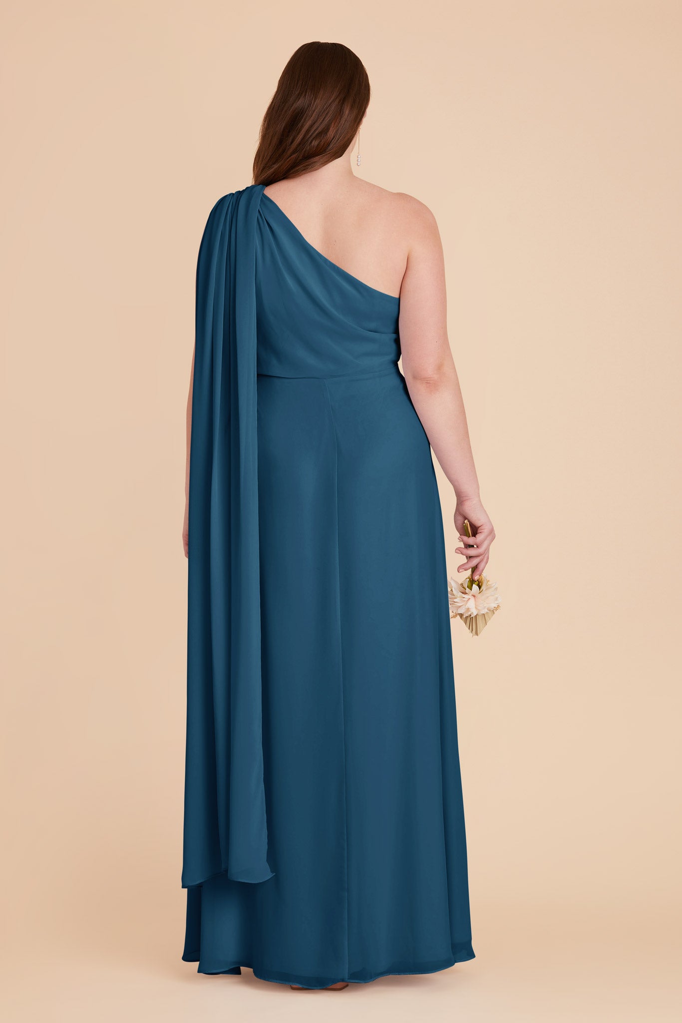 Ocean Blue Melissa Chiffon Dress by Birdy Grey