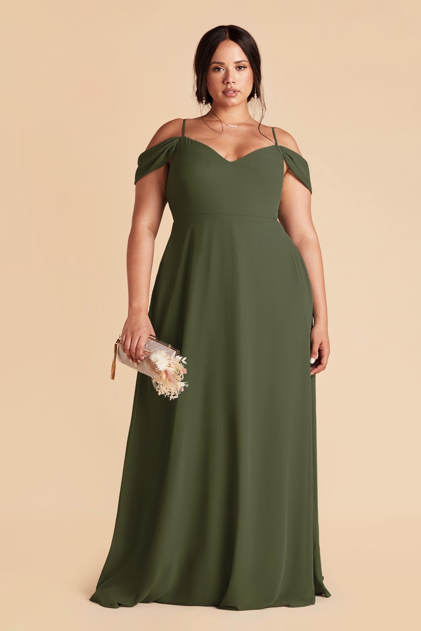 Olive Devin Convertible Dress by Birdy Grey