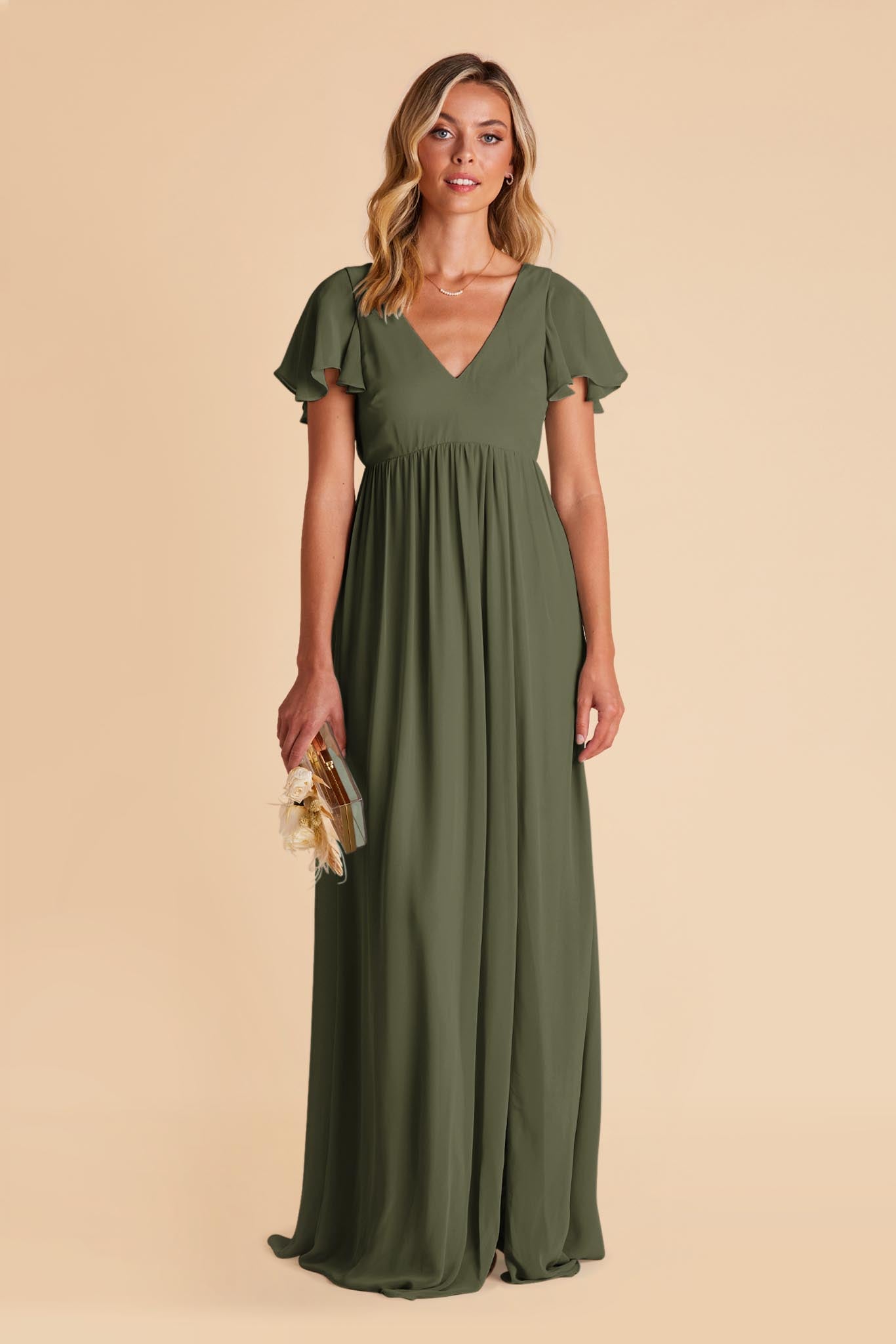 Olive Hannah Empire Dress by Birdy Grey
