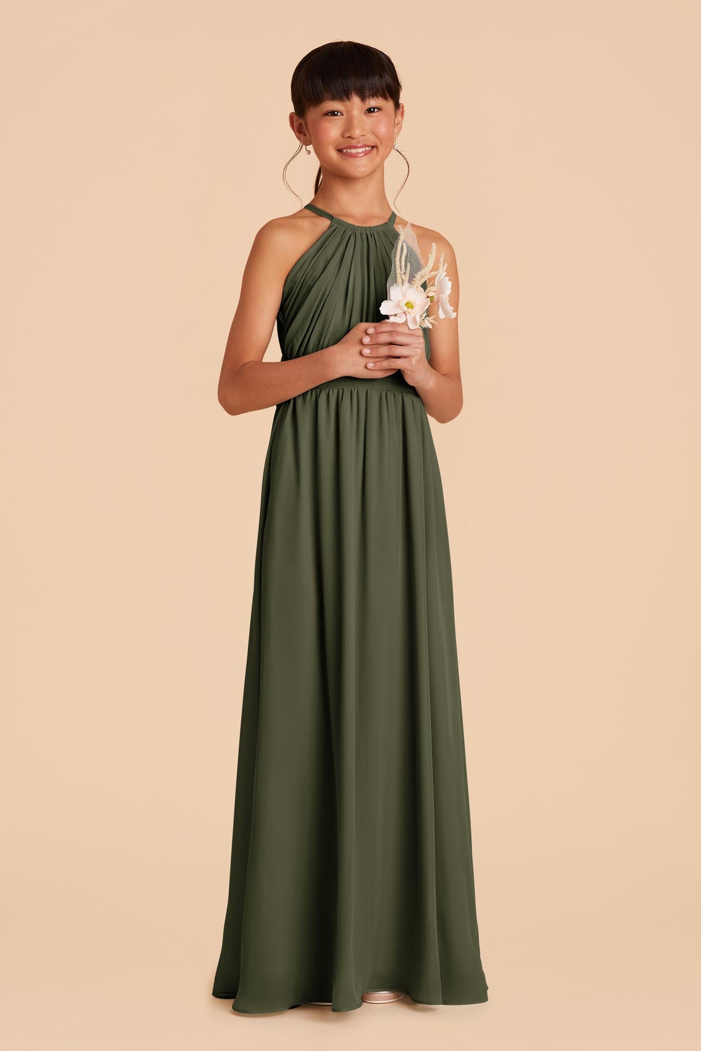 Sienna Junior Dress - Olive
