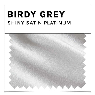 Swatch - Shiny Satin in Platinum by Birdy Grey