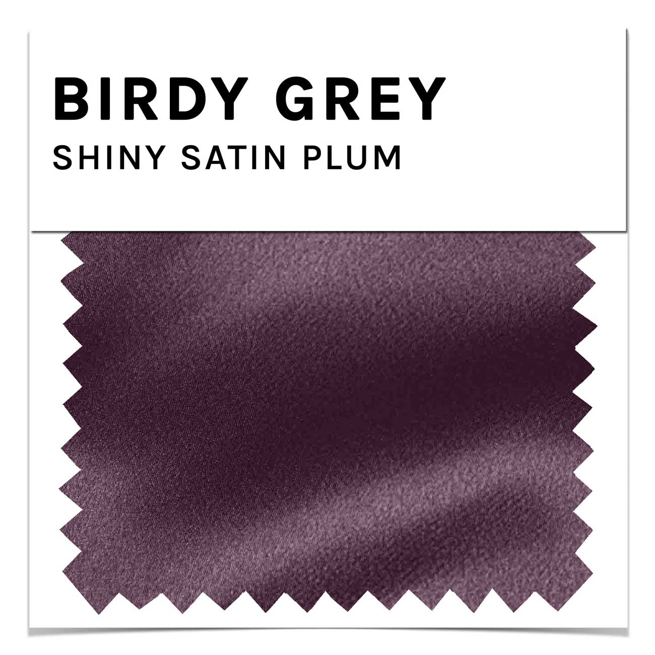 Swatch - Shiny Satin in Plum by Birdy Grey