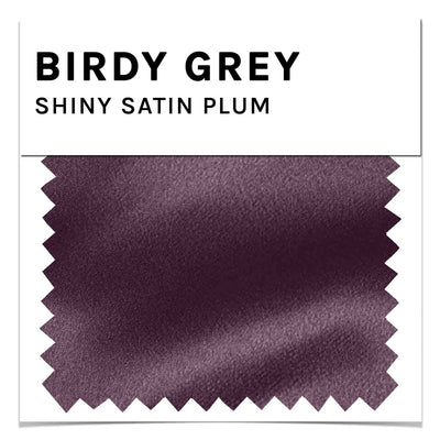 Swatch - Shiny Satin in Plum by Birdy Grey