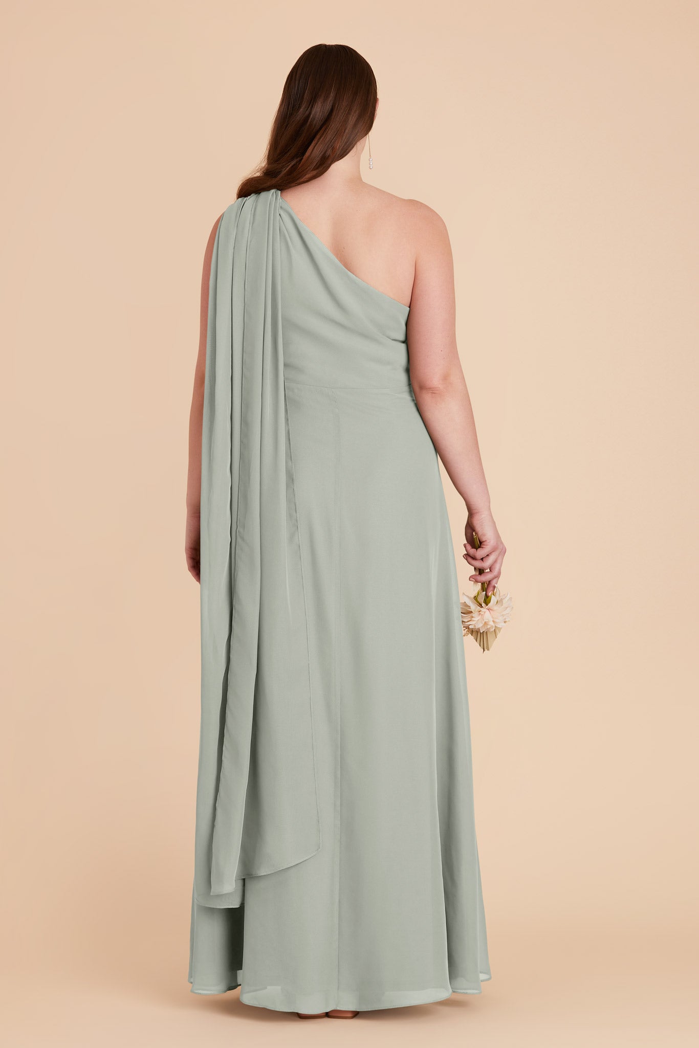 Sage Melissa Chiffon Dress by Birdy Grey