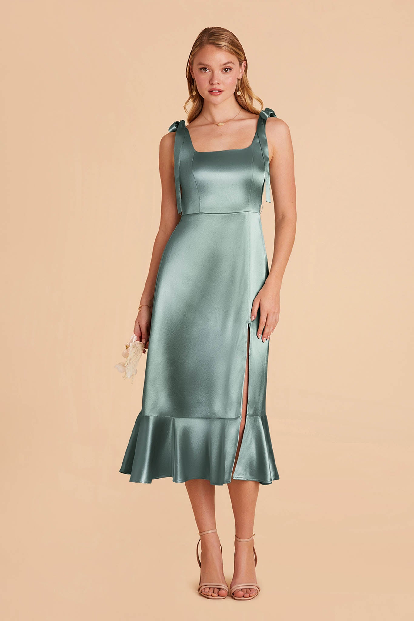 Sea Glass Eugenia Convertible Midi Dress by Birdy Grey