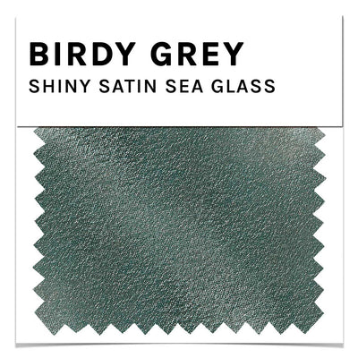 Swatch - Shiny Satin in Sea Glass by Birdy Grey