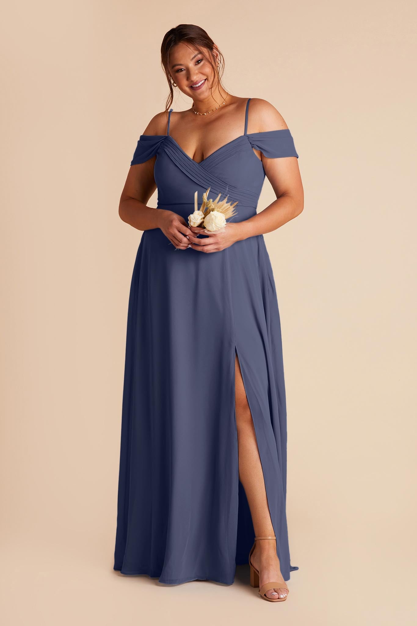 Spence Convertible Dress - Slate Blue