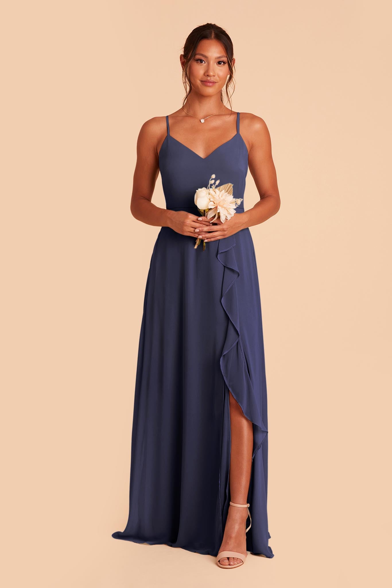 Slate Blue Bridesmaid Dresses | Slate Blue Dresses | Birdy Grey