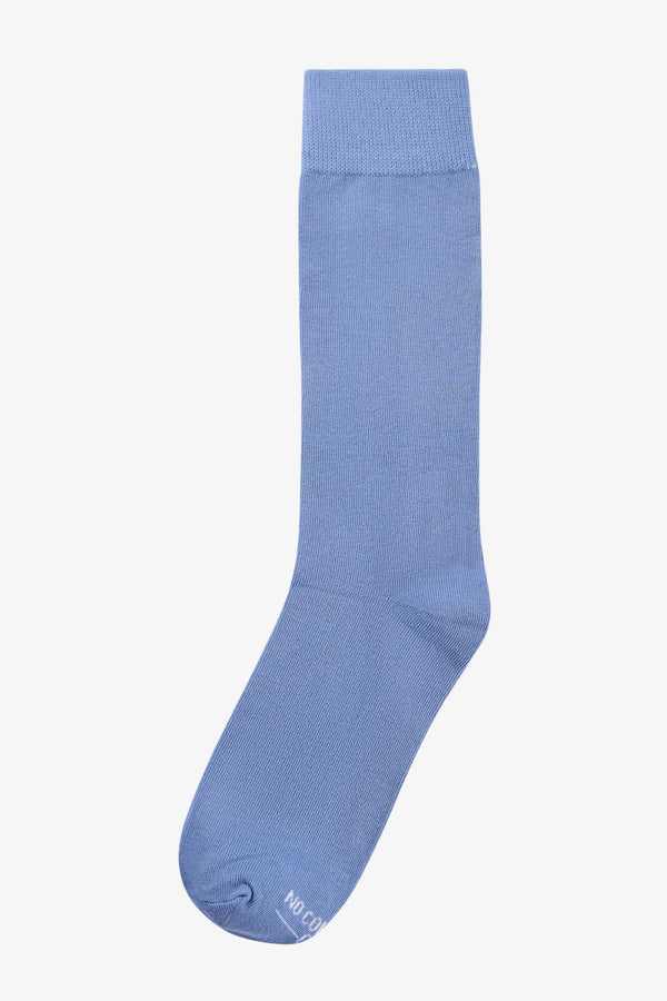 Solid Groomsmen Socks By No Cold Feet - Dusty Blue | Birdy Grey