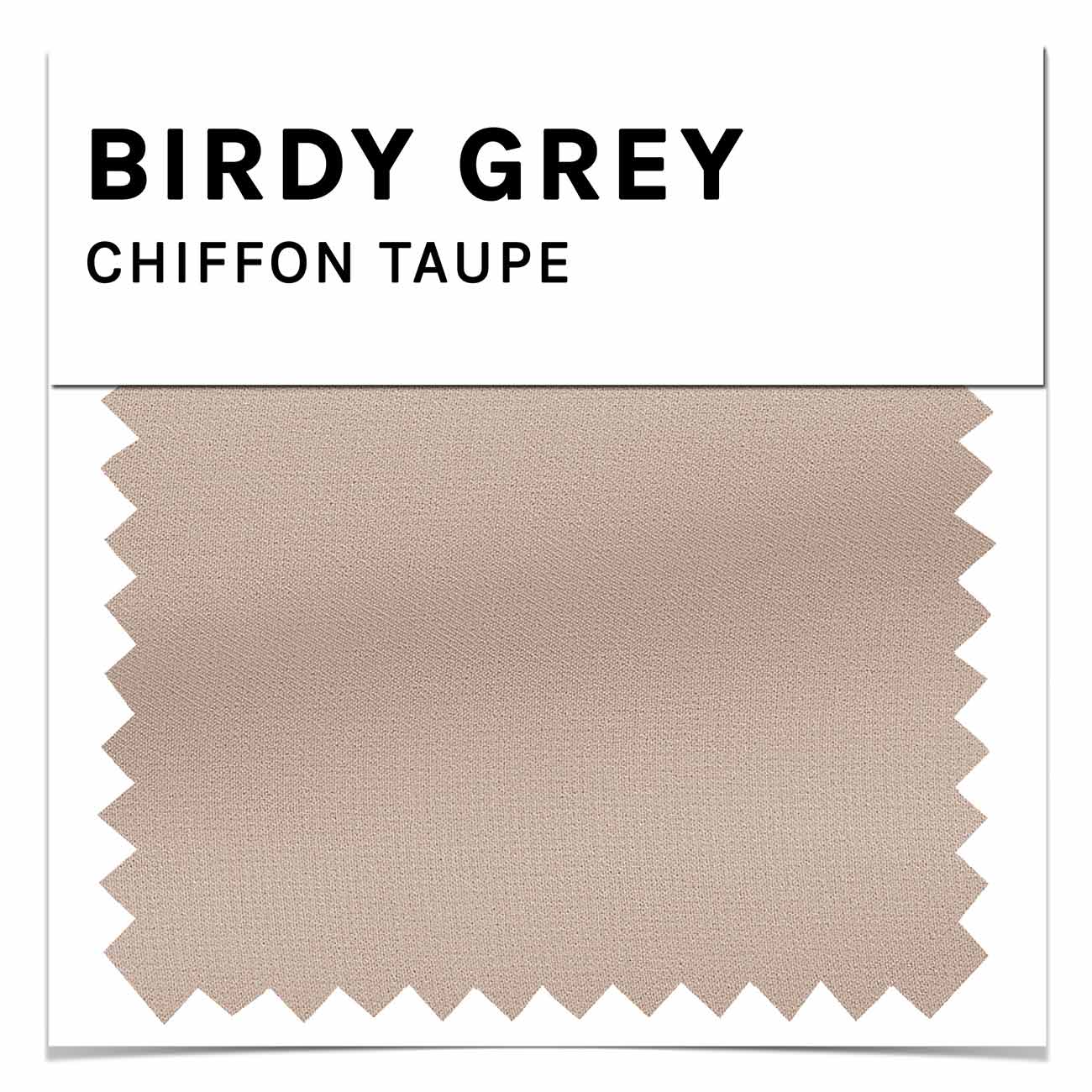 Bridesmaid Dress Color Swatch - Chiffon in Taupe