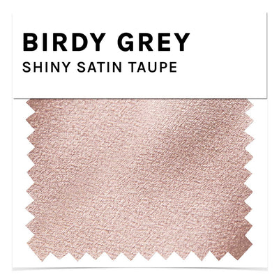 Swatch - Shiny Satin in Taupe by Birdy Grey