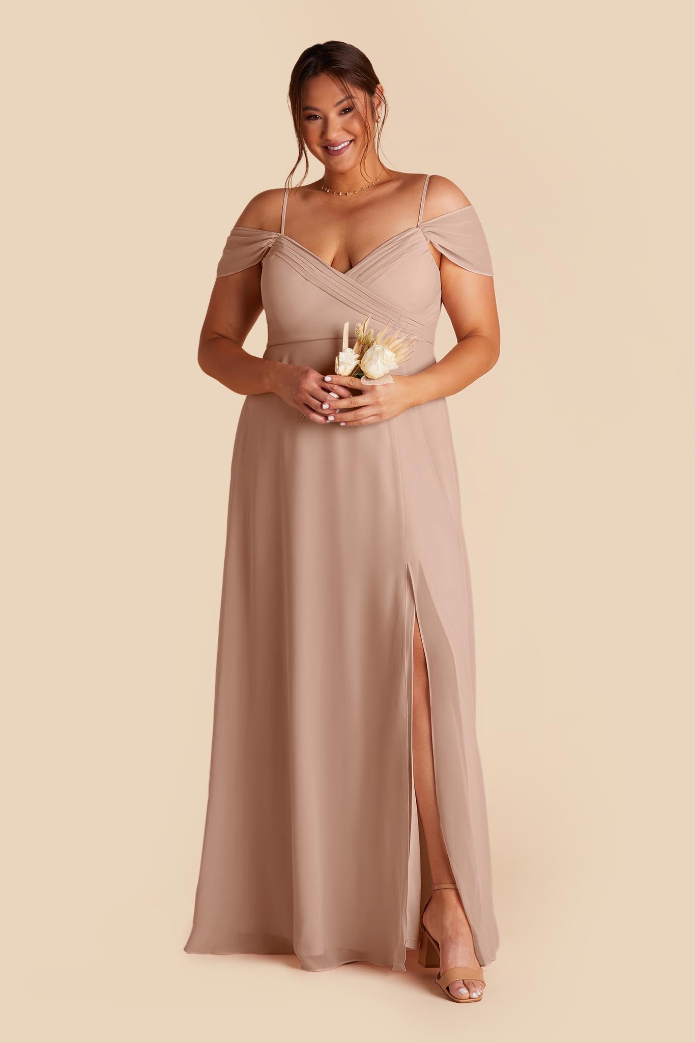 Spence Convertible Dress - Taupe