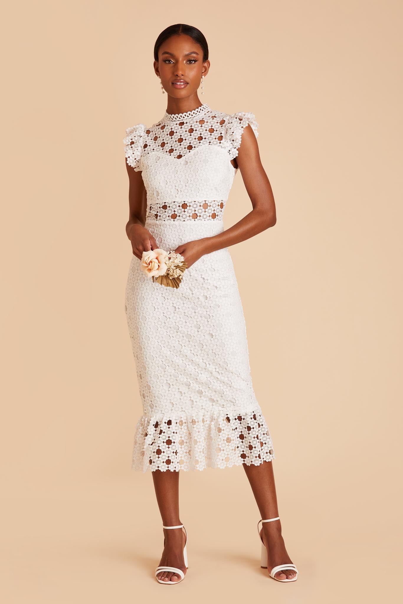 Alyssa Tulle Mini Dress - White