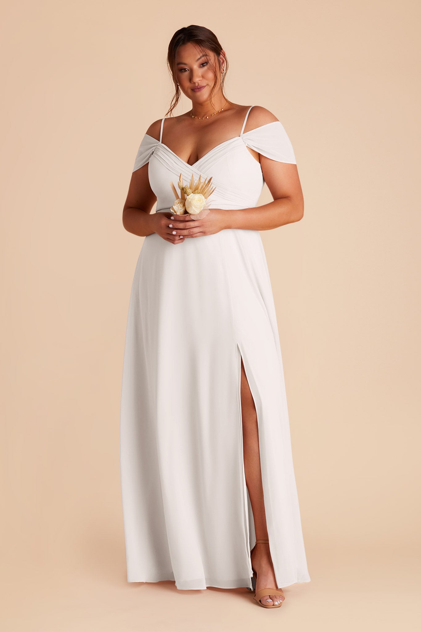 White Spence Convertible Dress by Birdy Grey