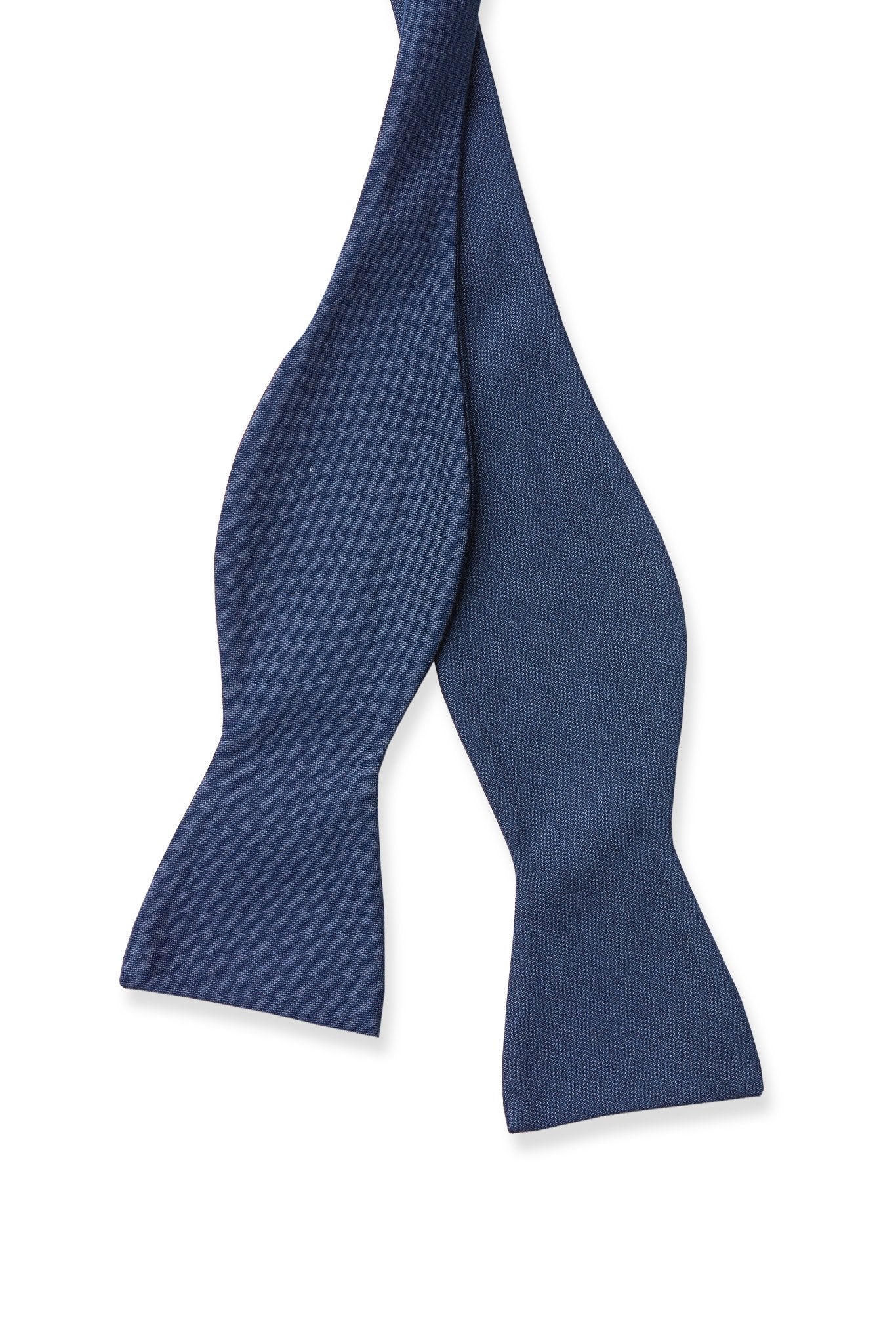 Daniel Bow Tie in slate blue by Birdy Grey, front view