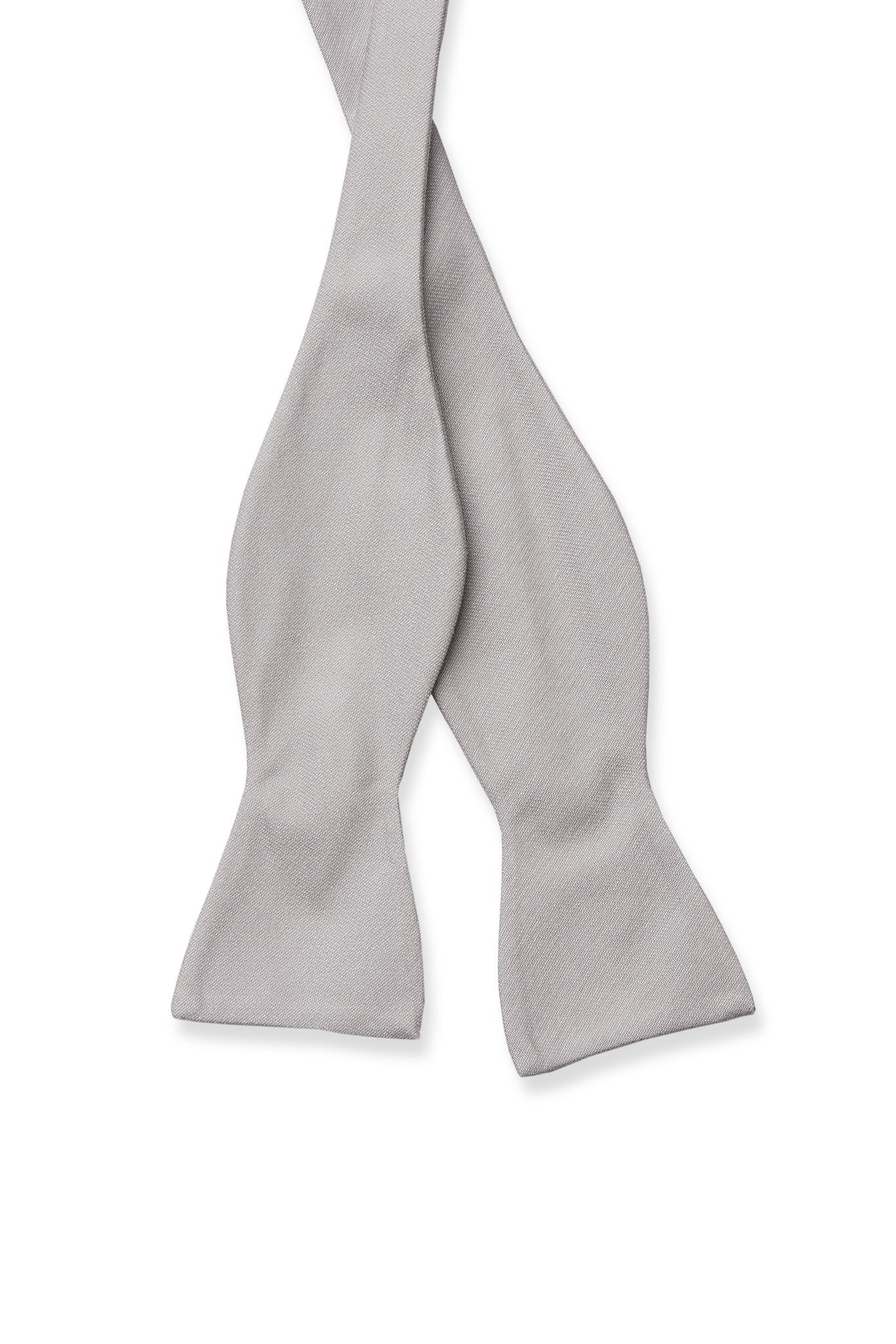 Daniel Bow Tie in dove gray by Birdy Grey, front view