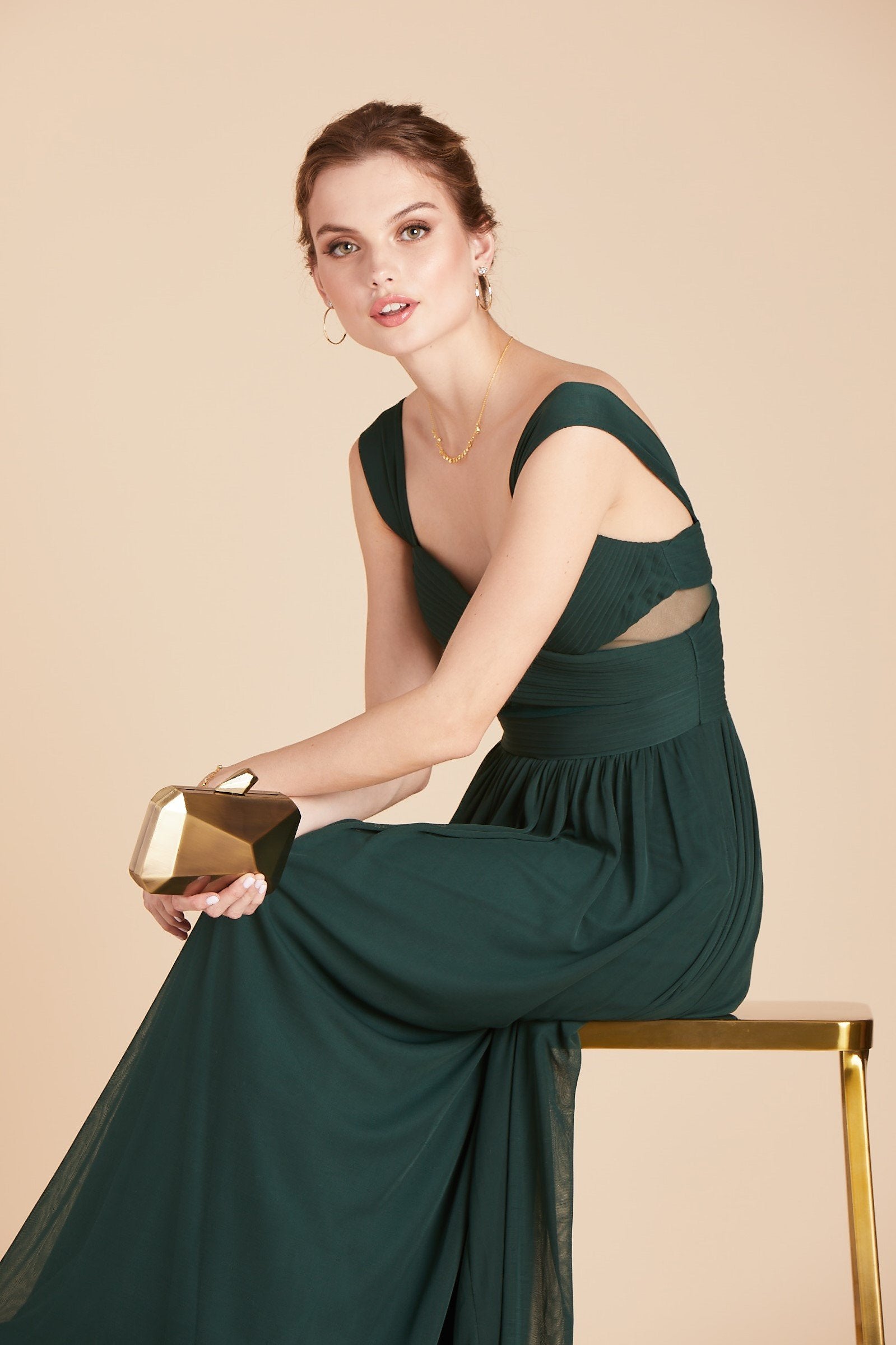 Elsye Dress - Emerald
