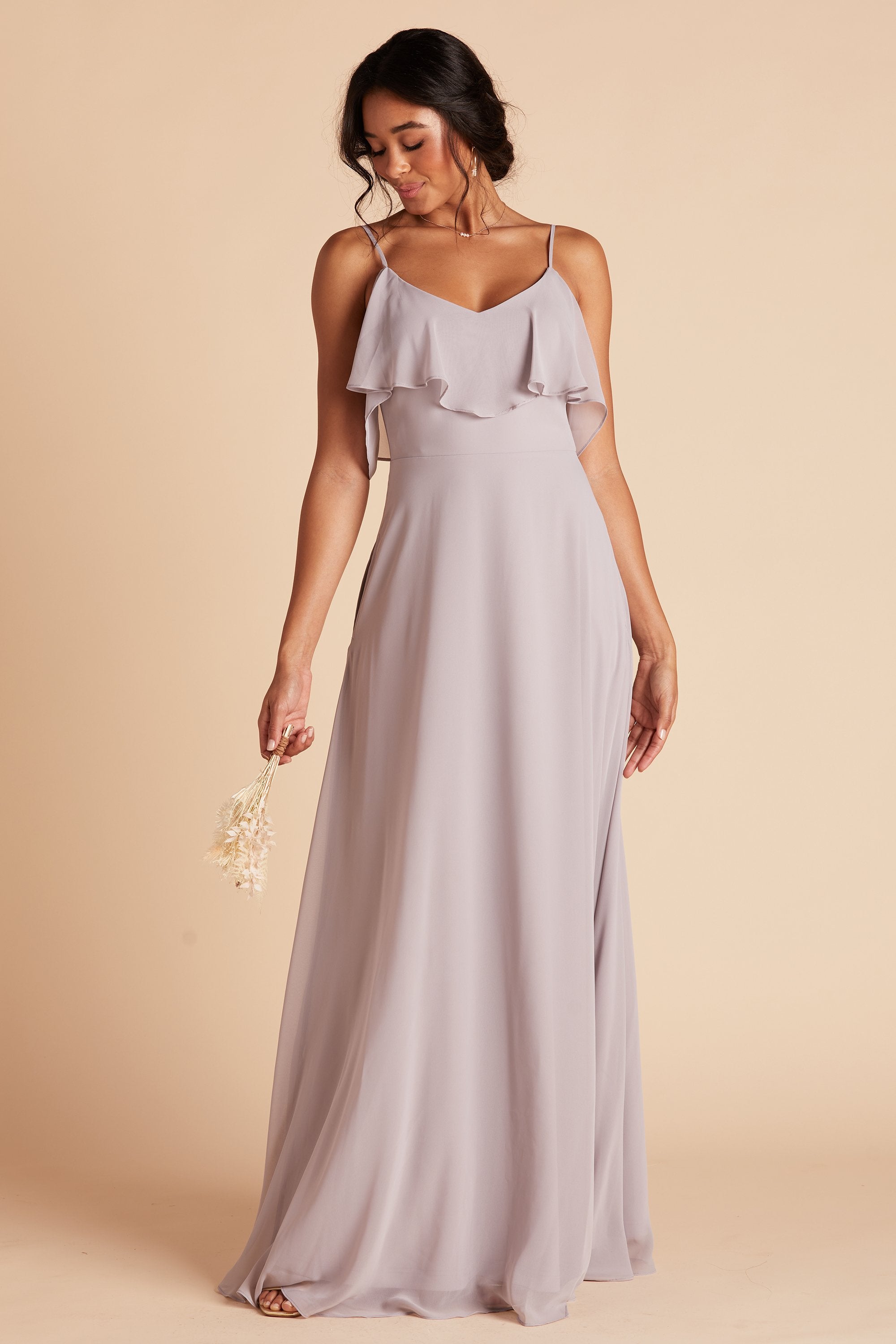 Jane Convertible Chiffon Bridesmaid Dress in Lilac