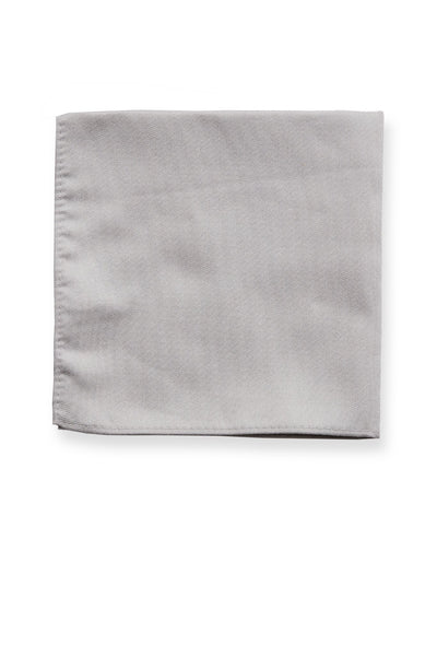 Didi Pocket Square in dove gray by Birdy Grey, front view