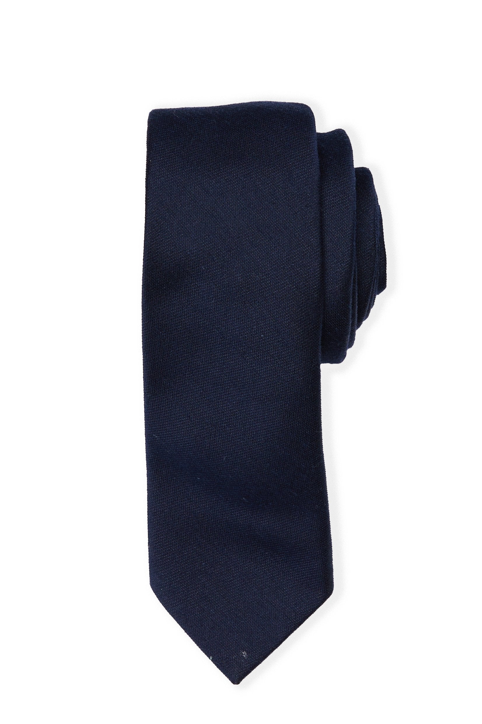 Simon Necktie in Navy by Birdy Grey, front view