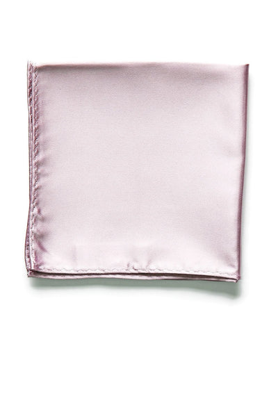 Didi Pocket Square in dark mauve sateen by Birdy Grey, front view