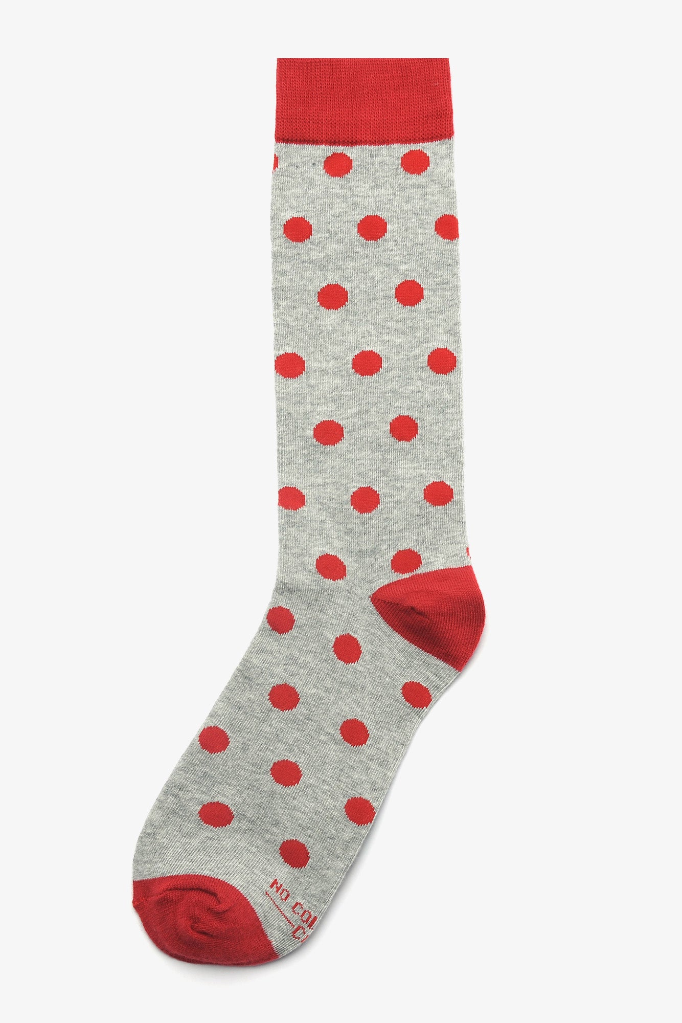 Red Polka Dot Groomsmen Socks by No Cold Feet
