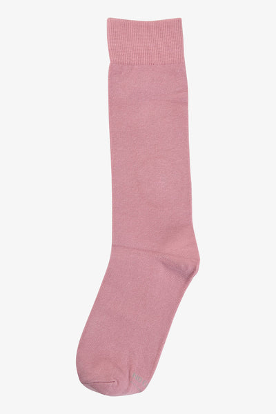 Solid Dusty Rose Groomsmen Socks by No Cold Feet