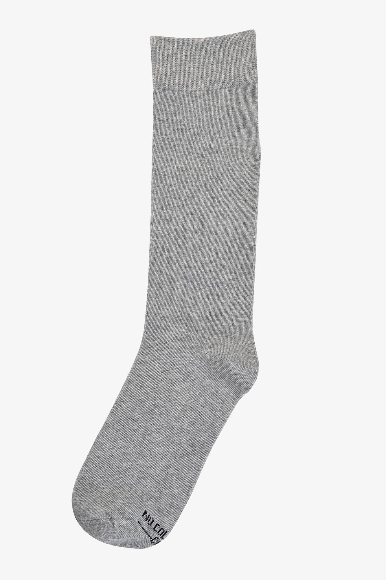 Solid Grey Groomsmen Socks by No Cold Feet
