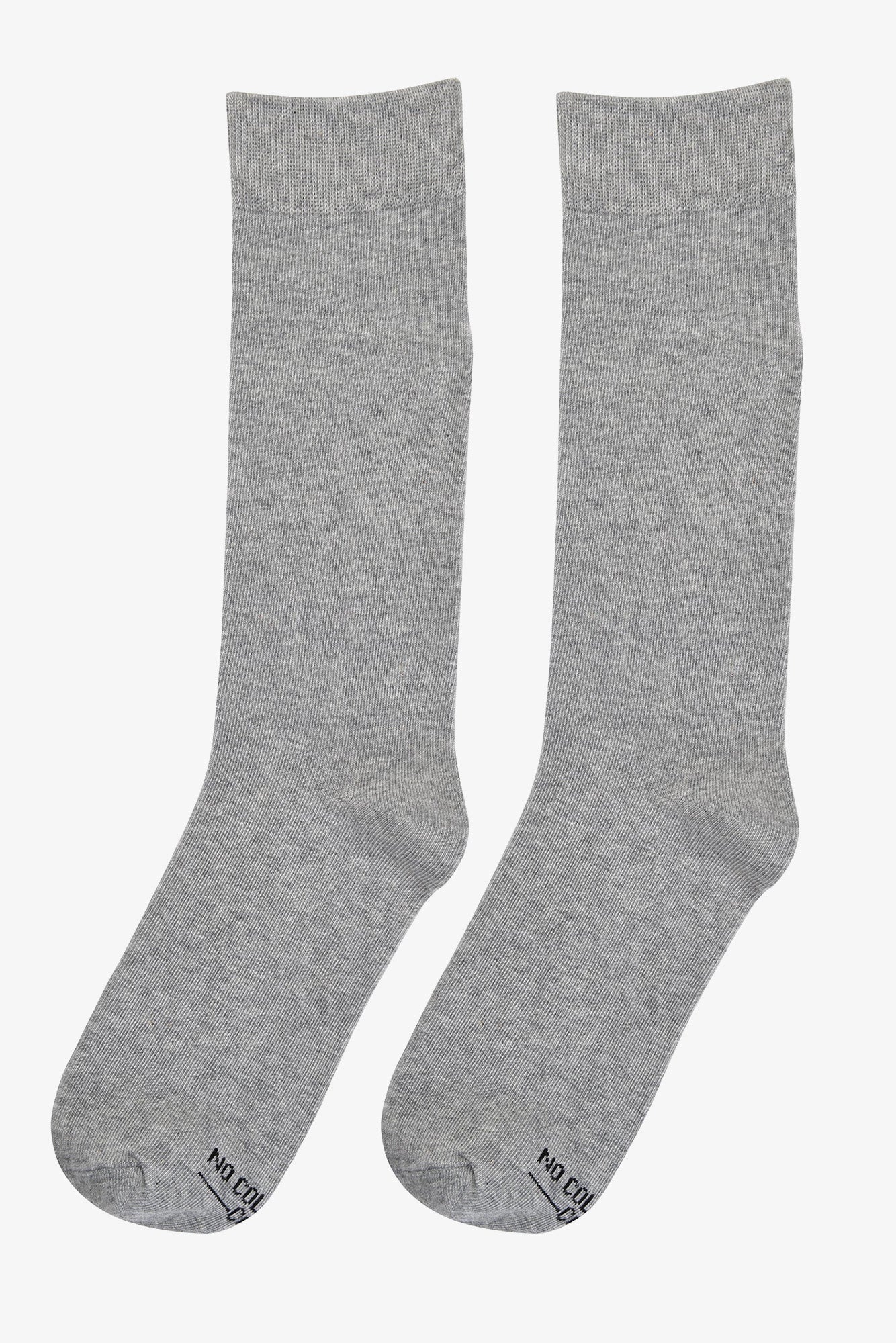 Solid Grey Groomsmen Socks by No Cold Feet