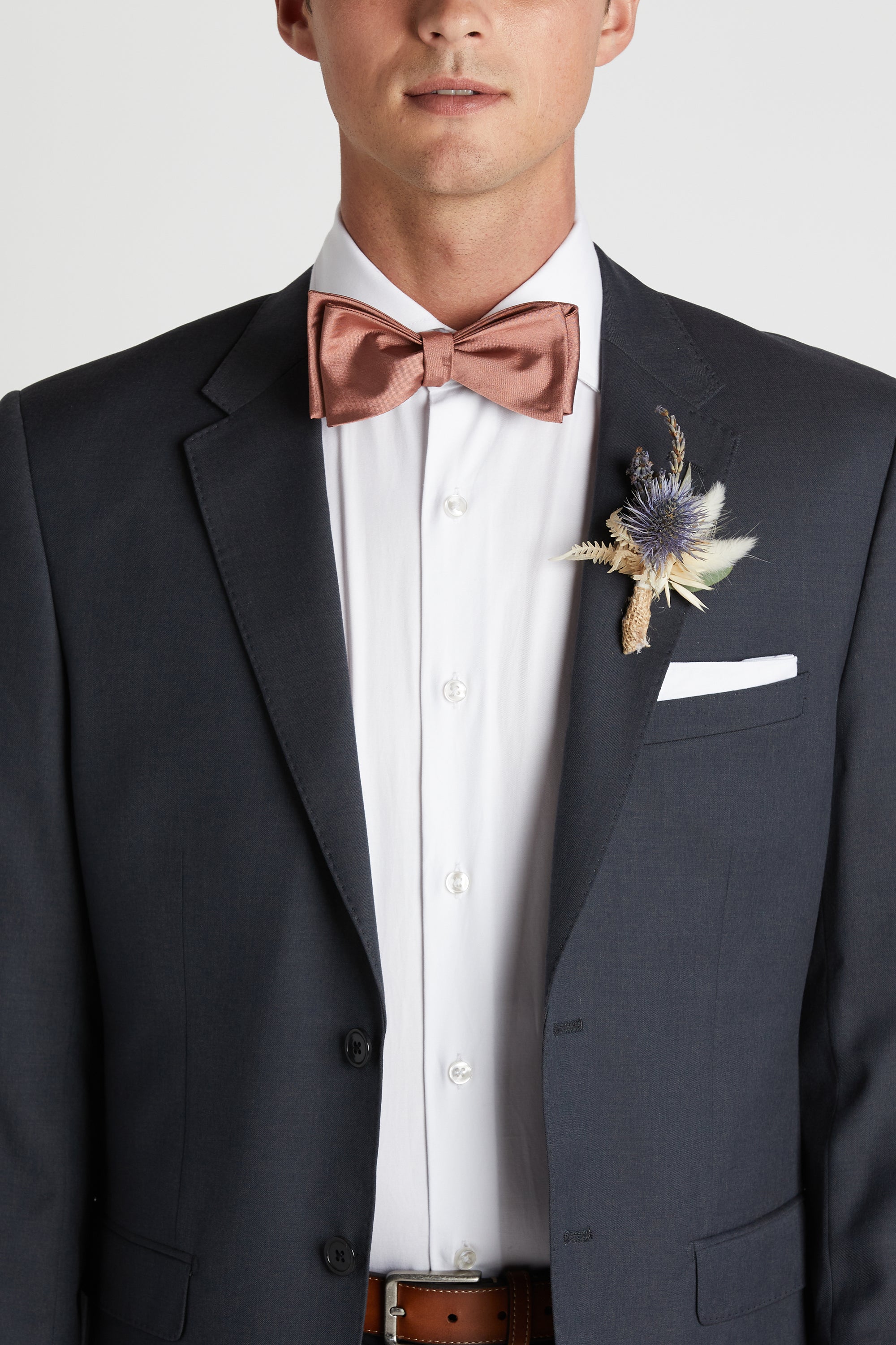 Rose Gold Bow Ties