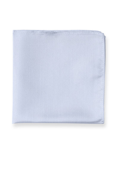 Didi Pocket Square in ice blue by Birdy Grey, front view
