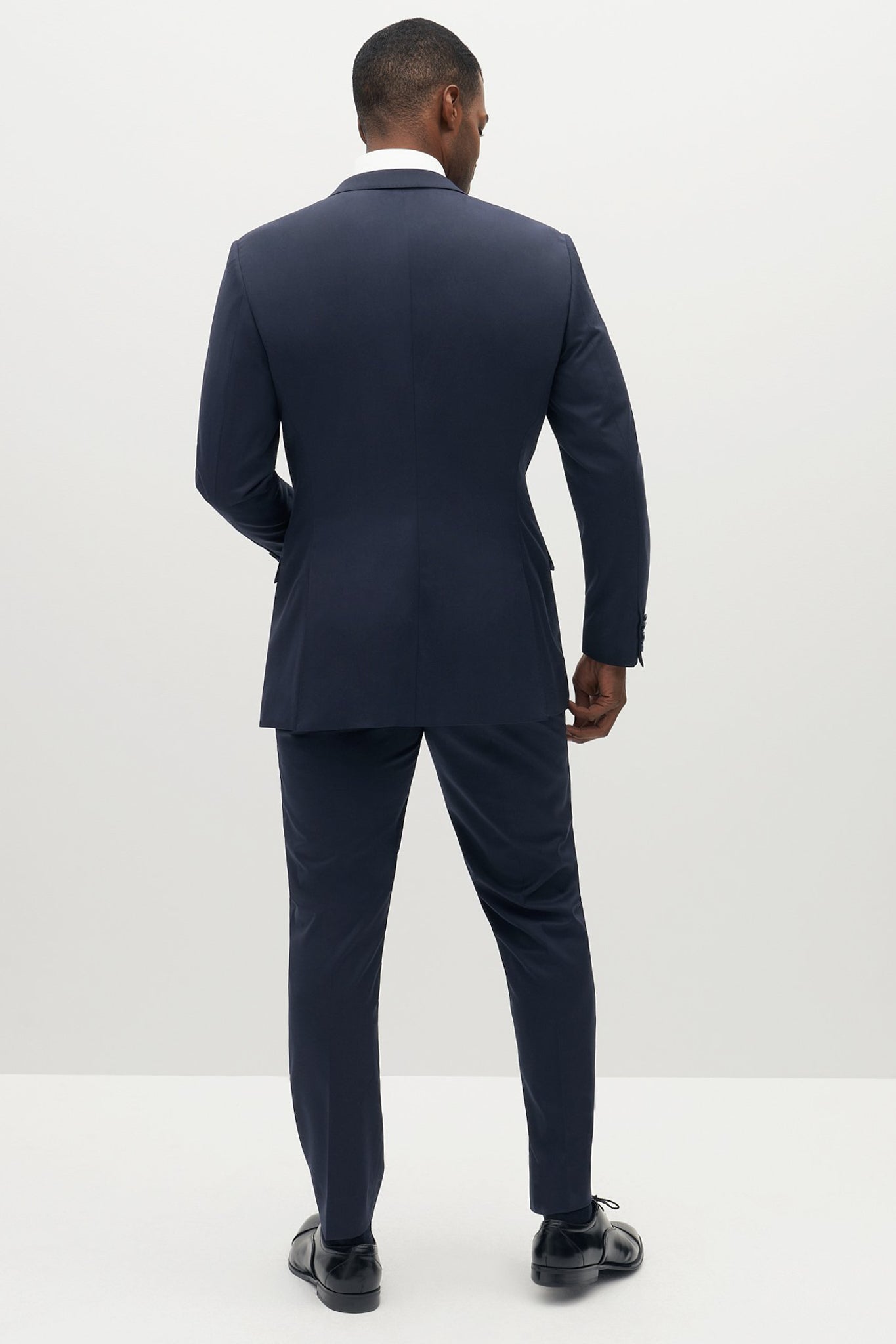 Navy Blue Suit Jacket by SuitShop