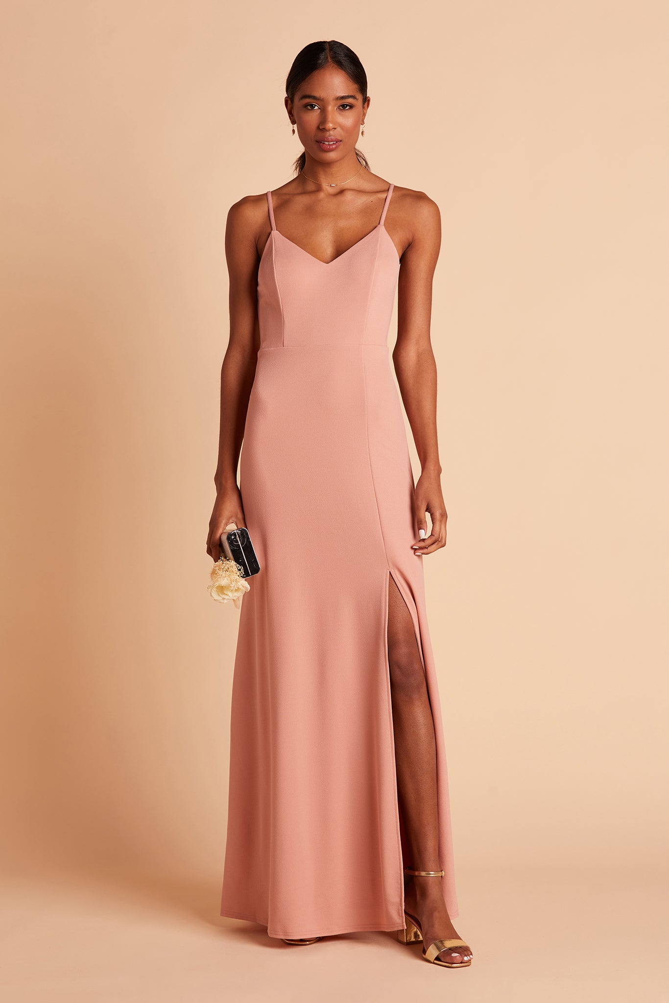 Dusty Rose Dress - Ruched Mesh Dress - Off-the-Shoulder Dress - Lulus