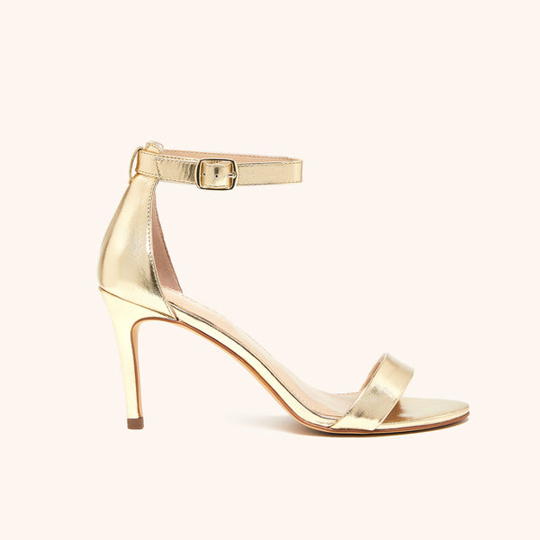 Jenny Stiletto Heel in Gold | Birdy Grey
