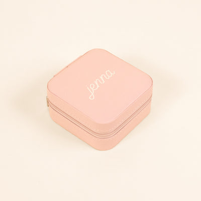 Personalized Jewelry Box in Pink