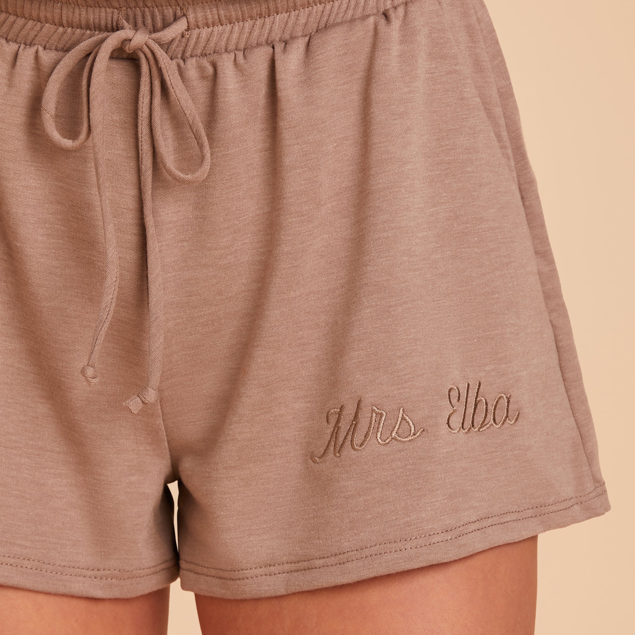 Monogram Shorts in Cocoa front view